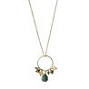 A Beautiful Story a Beautiful Story - Sparkles Aventurijn Mix Goud Ketting A Beautiful Story a Beautiful Story - Sparkles Aventurijn Mix Goud Ketting