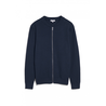ARMEDANGELS Armedangels - Aagadi Compact Heren vest met rits - depth navy blauw ARMEDANGELS Armedangels - Aagadi Compact Heren vest met rits - depth navy blauw