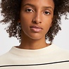 ARMEDANGELS Armedangels - Medinaa fine stripes Dames trui - oat milk black ARMEDANGELS Armedangels - Medinaa fine stripes Dames trui - oat milk black