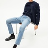 ARMEDANGELS Armedangels - Aagadi Compact Heren vest met rits - depth navy blauw ARMEDANGELS Armedangels - Aagadi Compact Heren vest met rits - depth navy blauw