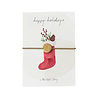 A Beautiful Story Sieraden Jewelry Postcard Kerst Happy Holidays kaartje met mooie armband - a Beautiful Story A Beautiful Story Sieraden Jewelry Postcard Kerst Happy Holidays kaartje met mooie armband - a Beautiful Story