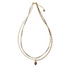 A Beautiful Story a Beautiful Story Rainbow Tijgeroog goud ketting A Beautiful Story a Beautiful Story Rainbow Tijgeroog goud ketting