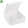 Kado doos wit klap deksel 36x30x8 cm - gerecycled Kado doos wit klap deksel 36x30x8 cm - gerecycled