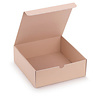 Kado doos roze klap deksel 18,5x18,5x7 cm - gerecycled Kado doos roze klap deksel 18,5x18,5x7 cm - gerecycled