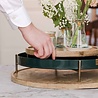 Return to Sender Return to Sender - Groen metalen blad met standaard - Handmade Return to Sender Return to Sender - Groen metalen blad met standaard - Handmade