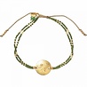 A Beautiful Story a Beautiful Story- Glitter- Aventurijn- Goud- Armband A Beautiful Story a Beautiful Story- Glitter- Aventurijn- Goud- Armband