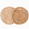 Yoshiko Yoshiko- Placemats Dawei- Naturel- Set van 2 Yoshiko Yoshiko- Placemats Dawei- Naturel- Set van 2