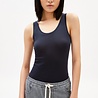 ARMEDANGELS Armedangels - Beaa Soft Dames Top - night sky blauw ARMEDANGELS Armedangels - Beaa Soft Dames Top - night sky blauw