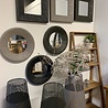 ART Sensation ARTSensation - Spiegel vierkant donker groen gerecycled metaal gehamerd 45cm ART Sensation ARTSensation - Spiegel vierkant donker groen gerecycled metaal gehamerd 45cm