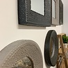 ART Sensation ARTSensation - Spiegel vierkant donker groen gerecycled metaal gehamerd 45cm ART Sensation ARTSensation - Spiegel vierkant donker groen gerecycled metaal gehamerd 45cm