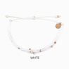 Pura Vida Armband Malibu wit met rose goud - Pura Vida Pura Vida Armband Malibu wit met rose goud - Pura Vida