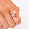Pura Vida Pura Vida-Ring Crystal Cove - Rozenkwarts - rose plated - Pura Vida Pura Vida-Ring Crystal Cove - Rozenkwarts - rose plated -