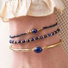 A Beautiful Story Sieraden a Beautiful Story Iris Lapis Lazuli goud armband A Beautiful Story Sieraden a Beautiful Story Iris Lapis Lazuli goud armband