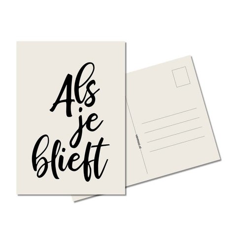 MOOI eco Kaart- Alsjeblieft MOOI eco Kaart- Alsjeblieft