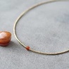 A Beautiful Story Sieraden Flora Carneool Goud Ketting A Beautiful Story Sieraden Flora Carneool Goud Ketting