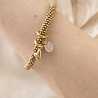 A Beautiful Story a Beautiful Story Jacky Rozenkwarts goud armband A Beautiful Story a Beautiful Story Jacky Rozenkwarts goud armband