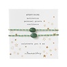 A Beautiful Story Gemstone Card you and me vriendschap armbandjes - Aventurine Goud Armband A Beautiful Story Gemstone Card you and me vriendschap armbandjes - Aventurine Goud Armband