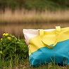 NoMorePlasticBags NoMorePlasticBags - Duurzame Shopper Yellow Teal NoMorePlasticBags NoMorePlasticBags - Duurzame Shopper Yellow Teal