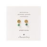 A Beautiful Story Sieraden a Beautiful Story - Mini Coin - Aventurijn - Goud - Oorbellen A Beautiful Story Sieraden a Beautiful Story - Mini Coin - Aventurijn - Goud - Oorbellen