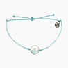 Pura Vida Armband Stone wave Silver - crystal blue- Pura Vida Pura Vida Armband Stone wave Silver - crystal blue- Pura Vida