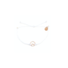 Pura Vida Armband Sierra Rosé gold white- Pura Vida Pura Vida Armband Sierra Rosé gold white- Pura Vida
