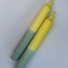 Dippy Dippy - Dip Dye kaars - Geel / Mint groen Dippy Dippy - Dip Dye kaars - Geel / Mint groen