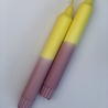 Dippy Dippy - Dip Dye kaars - Geel / Paars Dippy Dippy - Dip Dye kaars - Geel / Paars