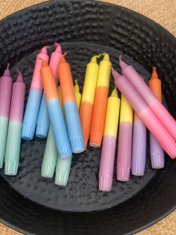 Dippy Dippy - Dip Dye kaars - Roze / Blauw Dippy Dippy - Dip Dye kaars - Roze / Blauw