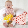 KliederZ KliederZ - Baby slabbetje - Puntslab - Flamingo KliederZ KliederZ - Baby slabbetje - Puntslab - Flamingo