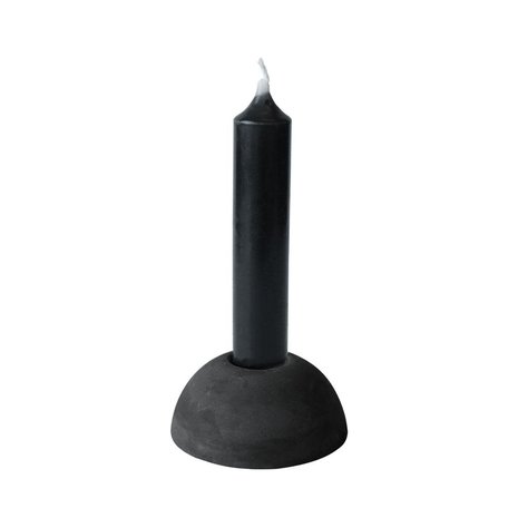 leeff Leeff kaarsenhouder Casper rond zwart leeff Leeff kaarsenhouder Casper rond zwart