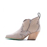 A Perfect Jane A Perfect Jane - Atlantis vegan enkellaarzen taupe met jute A Perfect Jane A Perfect Jane - Atlantis vegan enkellaarzen taupe met jute