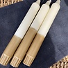 Dippy Dippy - Dip Dye kaars - Wit / Goud Dippy Dippy - Dip Dye kaars - Wit / Goud