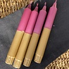 Dippy Dippy - Dip Dye kaars - Paars / Goud Dippy Dippy - Dip Dye kaars - Paars / Goud