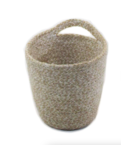 Fair Forward Collection Fairforward - Plantenmandje beige Jute 15x15 cm Fair Forward Collection Fairforward - Plantenmandje beige Jute 15x15 cm