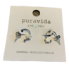 Pura Vida Oorbellen - Witte ster - Zilver plated - Pura Vida Pura Vida Oorbellen - Witte ster - Zilver plated - Pura Vida