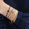 A Beautiful Story Sieraden a Beautiful Story Glimmer zwarte onyx goud Armband A Beautiful Story Sieraden a Beautiful Story Glimmer zwarte onyx goud Armband