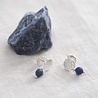 A Beautiful Story Sieraden a Beautiful Story - Mini Coin - Lapis Lazuli -zilver - Oorbellen A Beautiful Story Sieraden a Beautiful Story - Mini Coin - Lapis Lazuli -zilver - Oorbellen
