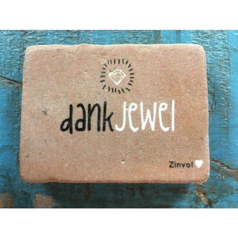 zinvol Zinvol - Steenmagneet -Dankjewel zinvol Zinvol - Steenmagneet -Dankjewel