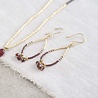 A Beautiful Story Sieraden a Beautiful Story - Becoming Granaat Oorbel Goud A Beautiful Story Sieraden a Beautiful Story - Becoming Granaat Oorbel Goud