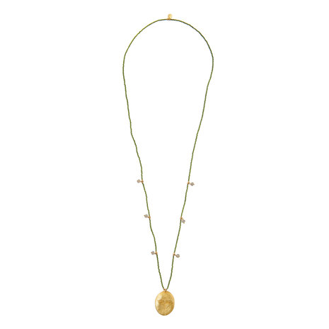 A Beautiful Story Sieraden a Beautiful Story - Feminine Labradoriet Goud Ketting A Beautiful Story Sieraden a Beautiful Story - Feminine Labradoriet Goud Ketting