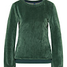Tranquillo Tranquillo - Velours trui - smoke green - GOTS Tranquillo Tranquillo - Velours trui - smoke green - GOTS