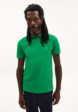 ARMEDANGELS Armedangels - Fibraa Polo - Flash Green ARMEDANGELS Armedangels - Fibraa Polo - Flash Green