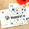 Bloom Bloom - Kaart Bee Happy - Bloeikaart Bloom Bloom - Kaart Bee Happy - Bloeikaart