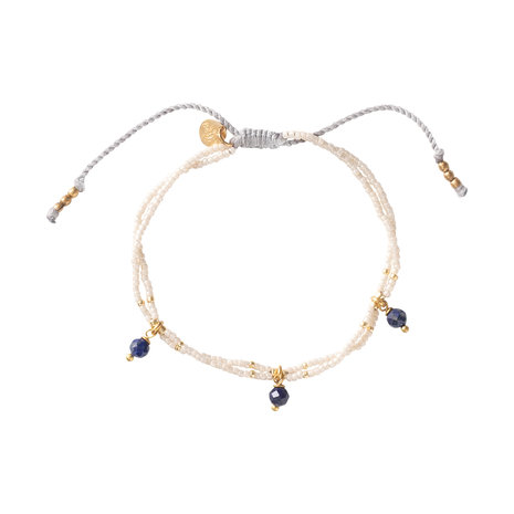 A Beautiful Story Sieraden a Beautiful Story Honor Lapis Lazuli Goud Armband A Beautiful Story Sieraden a Beautiful Story Honor Lapis Lazuli Goud Armband