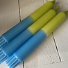 Dippy Dippy - Dip Dye kaars - Groen/ Blauw Dippy Dippy - Dip Dye kaars - Groen/ Blauw