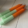 Dippy Dippy - Dip Dye kaars - Oranje / Mint Groen Dippy Dippy - Dip Dye kaars - Oranje / Mint Groen