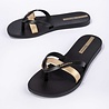 Ipanema Ipanema Slippers Dames - Kirei Fem Black/Gold Ipanema Ipanema Slippers Dames - Kirei Fem Black/Gold