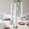 De Weldaad De Weldaad- Kandelaar gerecycled glas groen M De Weldaad De Weldaad- Kandelaar gerecycled glas groen M