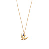 A Beautiful Story Sieraden a Beautiful Story Paradise Carneool ketting goud vlinder A Beautiful Story Sieraden a Beautiful Story Paradise Carneool ketting goud vlinder