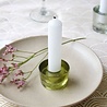 De Weldaad De Weldaad- Kandelaar gerecycled glas groen S De Weldaad De Weldaad- Kandelaar gerecycled glas groen S